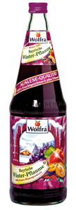 Wolfra Bayrische Winter-Pflaume 6 x 1 Liter (Glas)
