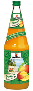 Wolfra Mango Premium-Frucht 6 x 1 Liter (Glas)