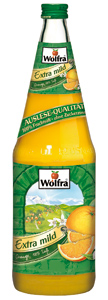 Wolfra Milder Orangensaft 6 x 1 Liter (Glas)