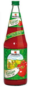Wolfra Tomatensaft 6 x 1 Liter (Glas)